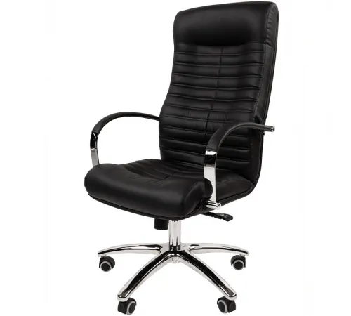 Офисное кресло CHAIRMAN 480, экокожа,  черный
