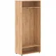 Гардероб TORR LUX TLCW 85, красный/дуб бофорд, 854х452х1968 мм