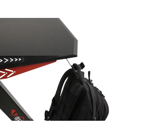 Игровой компьютерный стол SKILLL CTG-003, черный/красный, 1200х600х750 мм