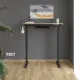 Подъемный стол с регулировкой по высоте XTEN-UP AT-001, дуб светлый/черный, 100х60х73/121 см