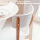 Комплект прямых стульев SKYLAND LYKKE CE-2, белый/бук 48х57х90 см