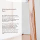 Комплект прямых стульев SKYLAND LYKKE CE-2, белый/бук 48х57х90 см
