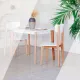 Комплект эргономичных стульев SKYLAND LYKKE CR-2, белый/бук, 45х46.5х90 см