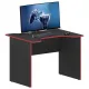 Игровой компьютерный стол SKILLL SKL 100CA, антрацит/красный, 1000х800х755 мм