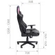 Игровое компьютерное кресло CHAIRMAN CH32 экокожа, черный