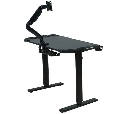 Игровой подъемный стол с регулировкой по высоте XTEN-UP WTG001, черный,1050х560х750/1150 мм