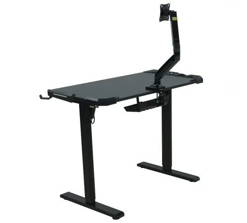 Игровой подъемный стол с регулировкой по высоте XTEN-UP WTG001, черный,1050х560х750/1150 мм