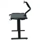 Игровой подъемный стол с регулировкой по высоте XTEN-UP WTG001, черный,1050х560х750/1150 мм