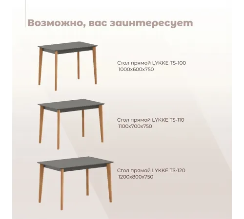 Комплект эргономичных стульев SKYLAND LYKKE CR-2, антрацит/бук 45х46.5х90 см