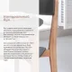 Комплект эргономичных стульев SKYLAND LYKKE CR-2, антрацит/бук 45х46.5х90 см