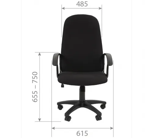 Офисное кресло CHAIRMAN 289 NEW, ткань OS, серый
