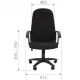 Офисное кресло CHAIRMAN 289 NEW, ткань OS, серый