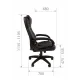 Офисное кресло CHAIRMAN 432, экокожа,  коричневый