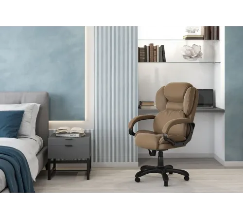 Офисное кресло CHAIRMAN HOME 434, ткань велюр, бежевый