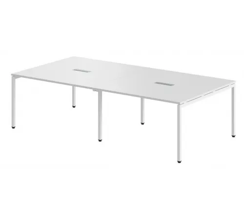 Стол для переговоров X-TEN S 276х140, белый/белый