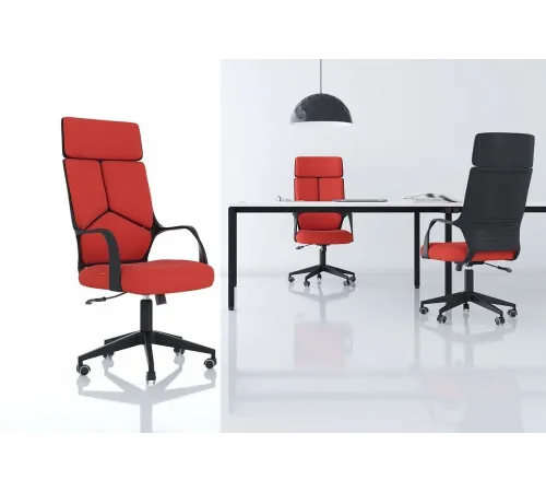 Офисное кресло CHAIRMAN 525, ткань, красный