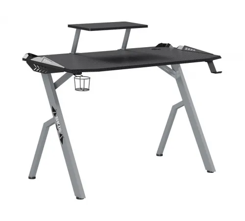 Стол компьютерный SKILLL CTG-001 120X60, Черный/Серый