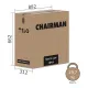 Офисное кресло CHAIRMAN 702, экокожа, коричневый