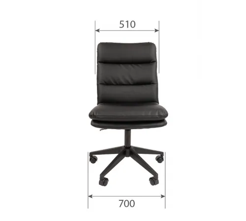 Офисное кресло CHAIRMAN 919, экокожа, черный