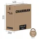 Детское компьютерное кресло CHAIRMAN CH106, ткань/сетка, серый