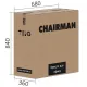 Игровое компьютерное кресло CHAIRMAN CH31, ткань, серый/желтый (выставочный образец)