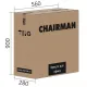 Игровое компьютерное кресло CHAIRMAN CH43, экокожа, черный/бирюзовый (M)