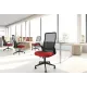 Офисное кресло CHAIRMAN 573 ткань/сетка, красный