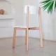 Комплект прямых стульев SKYLAND LYKKE CE-2, белый/бук 48х57х90 см