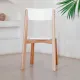 Комплект прямых стульев SKYLAND LYKKE CE-2, белый/бук 48х57х90 см