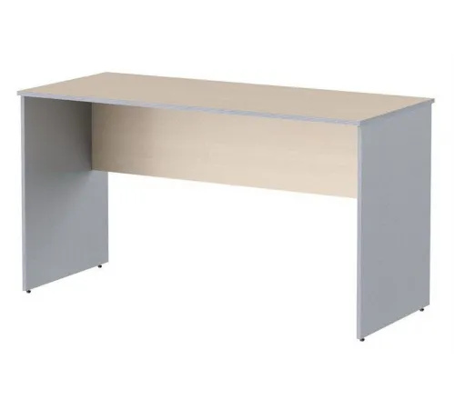 Стол рабочий IMAGO 140x60 см, клен мультиплекс/металлик