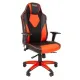 Игровое кресло CHAIRJET GAME 17 с регулируемыми подлокотниками и синхромеханизмом, экокожа/ткань, черный/красный