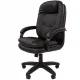 Офисное кресло CHAIRMAN 668LT NEW, экокожа, черный