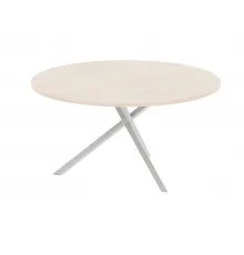 Стол для переговоров XTEN-S 120x120,  бук тиара/алюминий