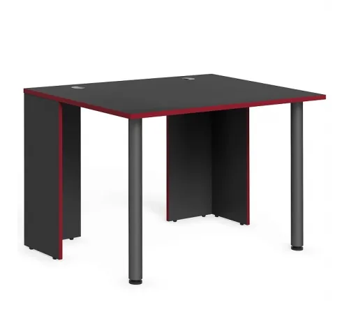 Игровой компьютерный стол SKILLL SSTG 1385.2, антрацит/красный, 1200х850х750 мм