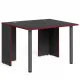 Игровой компьютерный стол SKILLL SSTG 1385.2, антрацит/красный, 1200х850х750 мм