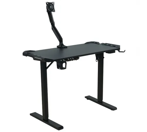 Игровой подъемный стол с регулировкой по высоте XTEN-UP WTG001, черный,1050х560х750/1150 мм