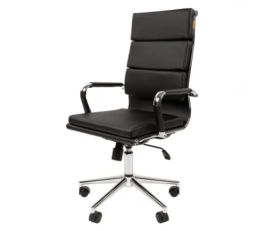 Офисное кресло CHAIRMAN 750, экокожа,  черный