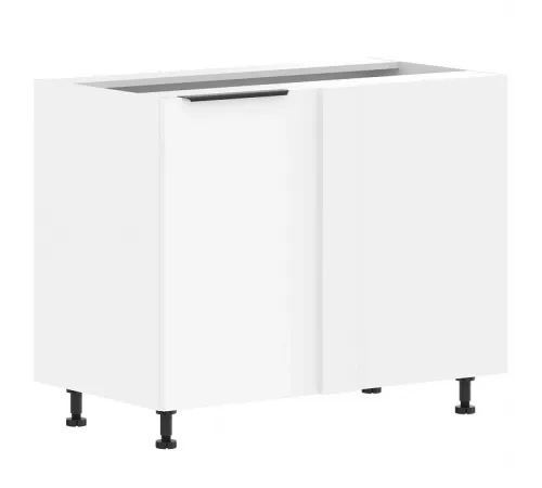 Шкаф напольный с полкой ALVALINE IBIZA MOCC 1082.1P, белый/белый, 1000х560х820 мм
