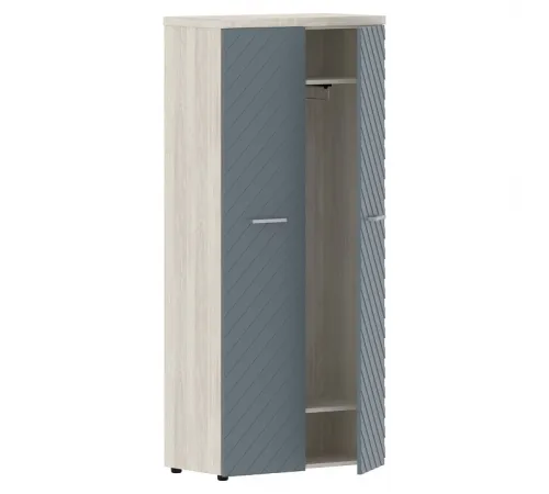 Гардероб TORR LUX TLCW 85, серо-голубой/сосна эдмонт z, 856х450х1968 мм