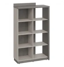 Стеллаж высокий WOOD&STONE СФ-534101, дрифтвуд/бетон чикаго темный, 1037х455х1770 мм
