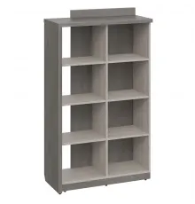Стеллаж высокий WOOD&STONE СФ-534102, дрифтвуд/бетон чикаго темный, 1037х455х1770 мм