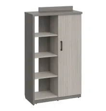 Шкаф высокий WOOD&STONE СФ-534172, дрифтвуд/бетон чикаго темный, 1037х455х1770 мм