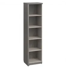 Стеллаж высокий WOOD&STONE СФ-534501, дрифтвуд/бетон чикаго темный, 537х455х2083 мм