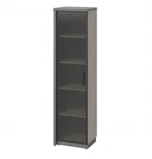 Шкаф высокий WOOD&STONE СФ-534581, дрифтвуд/бетон чикаго темный, 537х455х2083 мм