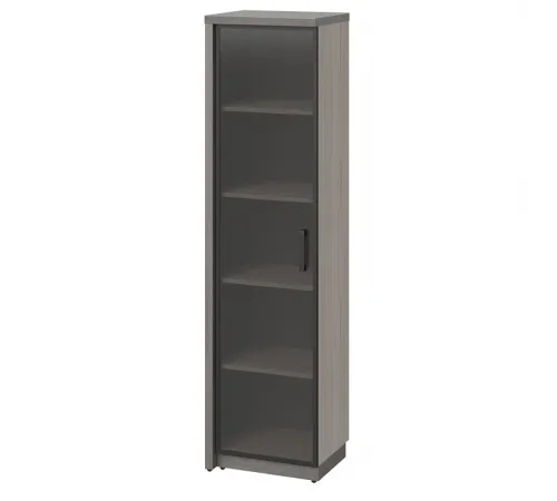 Шкаф высокий WOOD&STONE СФ-534581, дрифтвуд/бетон чикаго темный, 537х455х2083 мм