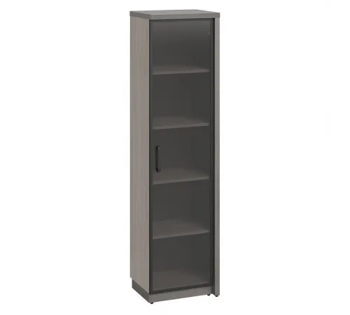 Шкаф высокий WOOD&STONE СФ-534582, дрифтвуд/бетон чикаго темный, 537х455х2083 мм