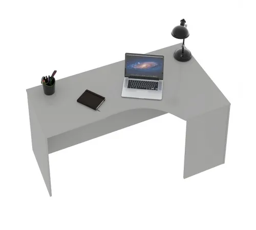 Стол эргономичный правый (усиленный) SIMPLE 160x90 см, серый