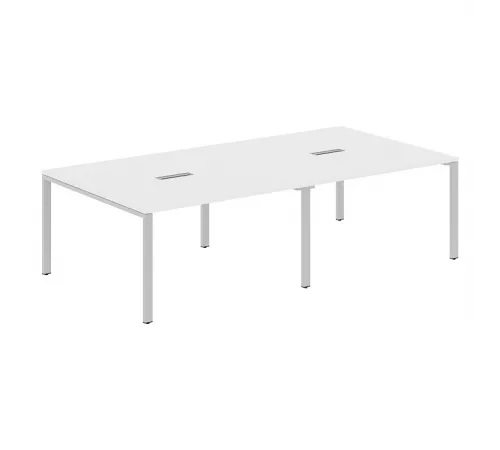 Стол для переговоров XTEN-S60 XS6SCT 2714, белый/алюминий, 2720х1406х750 мм