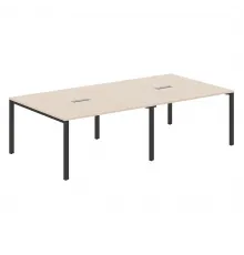 Стол для переговоров XTEN-S60 XS6SCT 2714, бук тиара/антрацит, 2720х1406х750 мм
