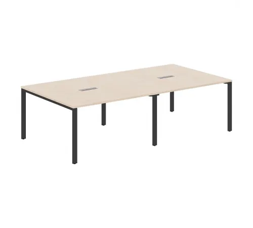 Стол для переговоров XTEN-S60 XS6SCT 2714, бук тиара/антрацит, 2720х1406х750 мм